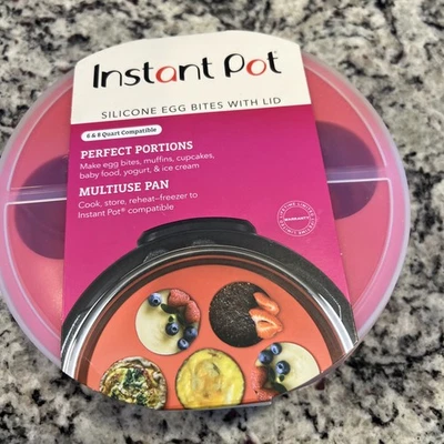 Molde para mordeduras de huevo de silicona para olla instantánea con tapa accesorio para olla a presión de 6 y 8 cuartos de galón Foto 1 de 2