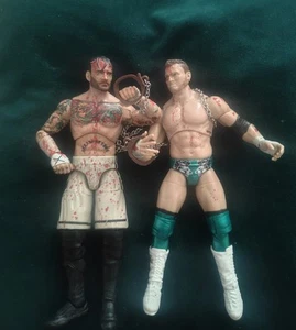 Aew Cm Punk Vs Mjf Blood And Guts Double Pack Rare WWE Wrestling Figures - Picture 1 of 1