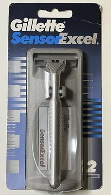 Afeitadora Gillette Sensor Excel años 90 vintage embalaje original nueva pieza de coleccionista - Imagen 1 de 4