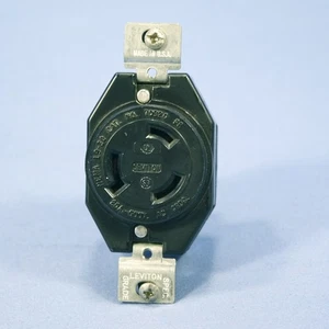 Leviton Twist Turn Locking Receptacle Outlet NEMA L9-20R 20A 600V Bulk 70920-FR - Picture 1 of 5