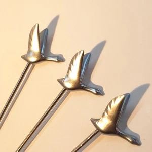 3x Grey Goose Vodka Metal Stir Sticks Cocktail Bar Deko - Bild 1 von 14