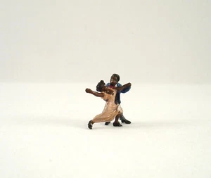 Franz Bergmann Vienna Austria Tiny DANCING COUPLE blue Vers. Bronze - Picture 1 of 3