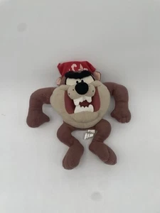 Tasmanischer Teufel Plüschtier Looney Tunes rotes Bandana Stofftier Warner Bros TAZ - Bild 1 von 2