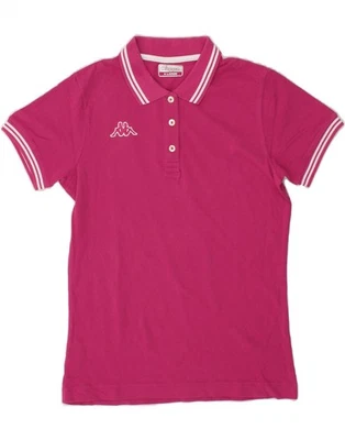 KAPPA Womens Polo Shirt UK 18 XL Pink Cotton BV55 - Image 1 of 3