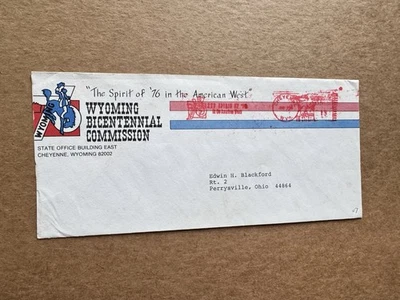 American Bicentennial  Meter Cover (07) +1977 Wyoming Bicentennial Committee - Image 1 of 2