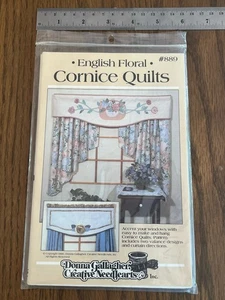 Englisches Blumen Gesims Quilt Muster Donna Gallagher Creative Needlearts Country - Bild 1 von 3