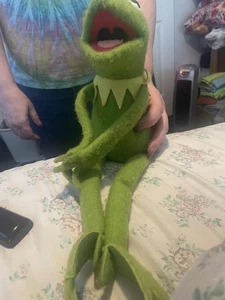 Kermit The Frog #850 Jim Henson Muppet Doll Fisher Price Plush Toy Vintage 1976 - Picture 1 of 4