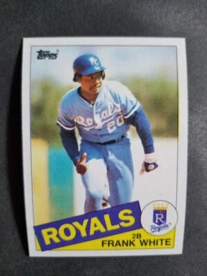 1985 Topps FRANK WHITE card # 743  [card 19] - Image 1 of 2