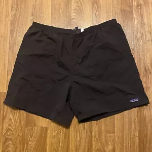 Patagonia Swim Trunks Adult 2XL Black Netplus Shells Black Lined Swimwear - Picture 1 of 7