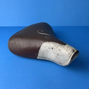 MESINGER BICYCLE S SEAT BROWN / RED / WHITE FOR SCHWINN ROAD BIKES VINTAGE S3 - Picture 1 of 16