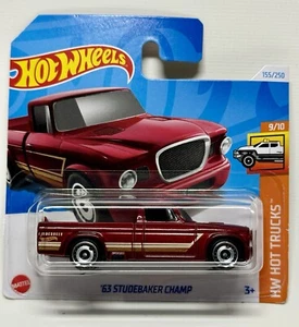 Hot Wheels H4H 155 1963 STUDEBAKER CHAMP red 2024 155/250 H Case - Picture 1 of 7
