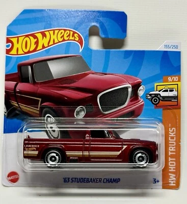 Hot Wheels H4H 155 1963 STUDEBAKER CHAMP red 2024 155/250 H Case - Image 1 of 4