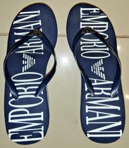 Sandali Emporio Armani usate da donna in buone condizioni blu blue navy bianco - Foto 1 di 10