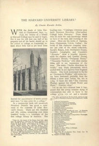 1893 Harvard University Library History Librarians Views Old Research Article - Bild 1 von 4