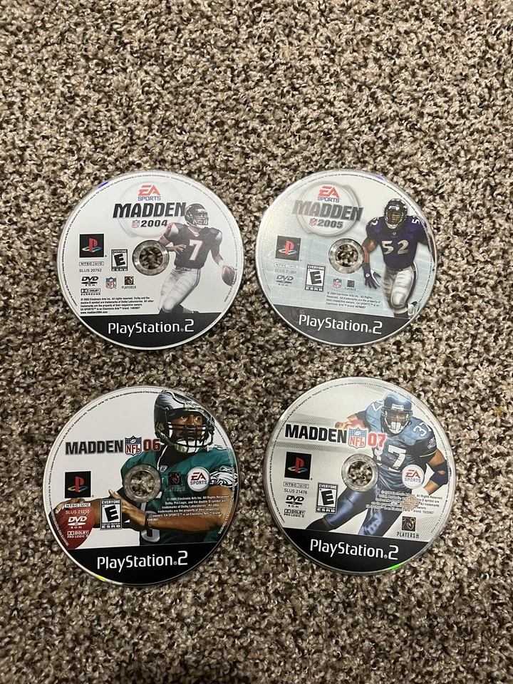 Lote deportivo PlayStation 2: Madden 04,05,06,07, SOLO DISCO (53) Foto 1 de 1