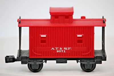 Lionel ATSF 6-9071 Bobber Caboose BLT in the 1980s. Unique Style O Gauge 1:48 - Image 1 of 4