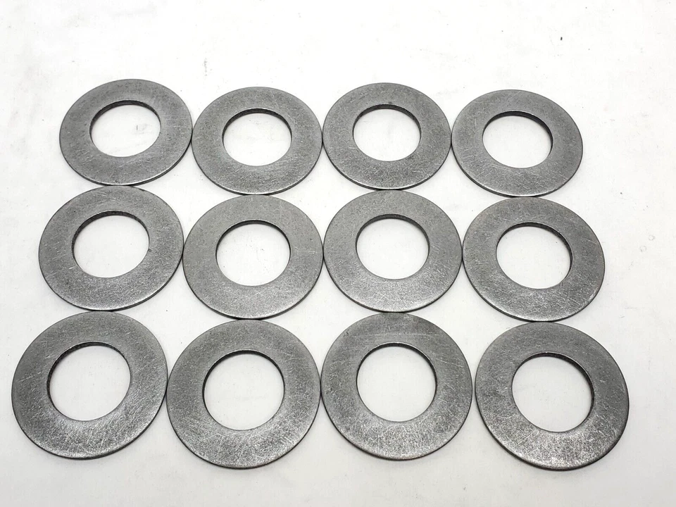 HAGEMEYER 12 Pack - Belleville Disc Spring Washers Steel 1" ID x 2" OD x 0.097" Thick (HR)