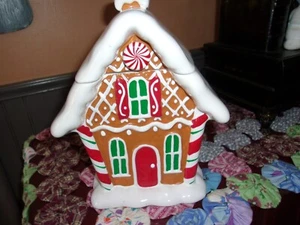 GINGERBREAD COOKIE JAR-UNUSED AND SO CUTE! NO CHIPS OR CRACKS. - Picture 1 of 4