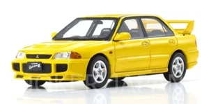 KYOSHO ORIGINAL 1/43scale Mitsubishi Lancer Evolution III (Yellow) KSR43120Y JDM - Picture 1 of 6