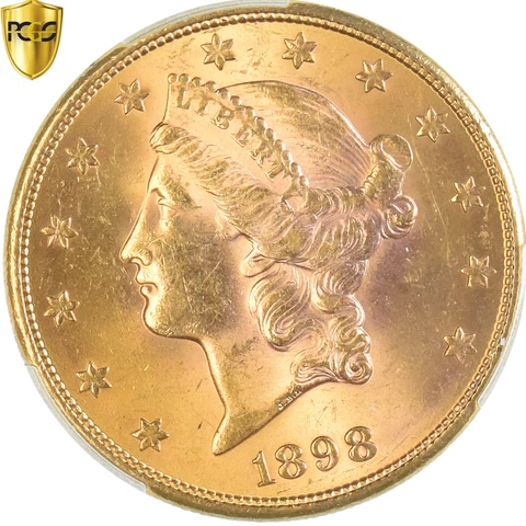 [#869526] Coin, United States, Liberty Head, $20, Double Eagle, 1898, San Franci Cover