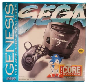 Offizielle Sega Genesis Model 3 The Core System 16-Bit CIB Videospielkonsole NEU - Bild 1 von 4