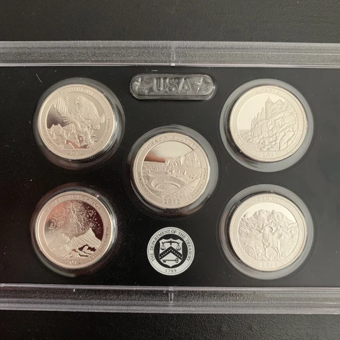 2012 S ATB 90% Silver Proof Set - Combined Shipping Available Cover