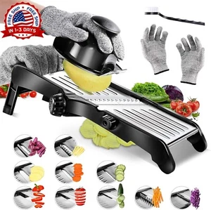 Mandolina De Cocina Profesional Rebanador De Vegetales Y Frutas En Juliana NUEVO - Imagen 1 de 8