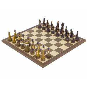 The Ancient Egypt Hand painted themed Chess set by Italfama - Picture 1 of 8