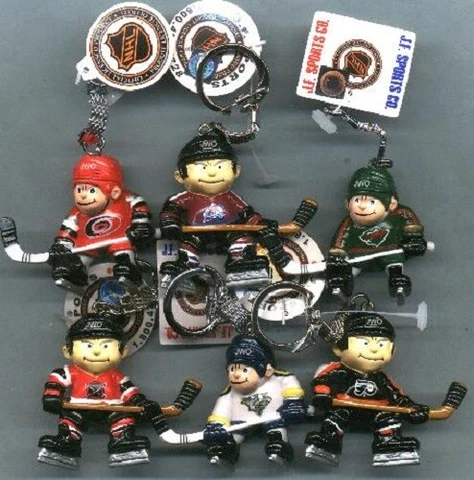 1 BRAT - NHL - J.F.SPORT BRAT BUFFALO SABRES Sword Logo Skater KEYCHAIN Cover