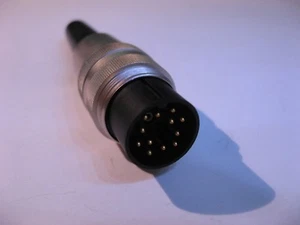 Conector de enchufe roscado circular 12 pines macho 1/2" - NOS cantidad 1 - Imagen 1 de 7