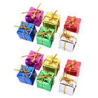 72 Mini Christmas Gift Box Tree Ornament Hanging Decorations (Random Color)-