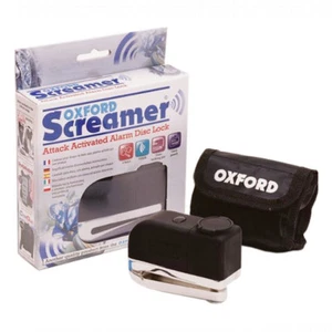 Oxford SCREAMER Attack Activated Alarm Disc Lock **NEW** Motorbike Motorcycle - Picture 1 of 3