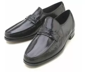 Florsheim Como schwarzer Cavello Slipper Gr. 11,5 D Neu - Bild 1 von 3