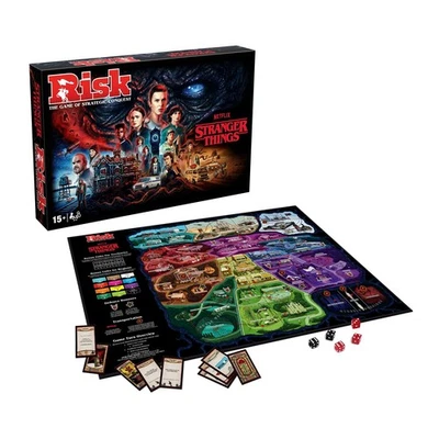 Stranger Things Risk Board Game Netflix Strategy Battle Family Tabletop Play Set - Image 1 of 4