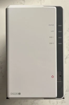 Synology DS220j 2 Bay NAS Storage Drive - 3.5 and 2.5 HDD - Image 1 of 4