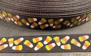 Ripsband Zuckermais 5/8" Zoll breit 5 Yards - Bild 1 von 1