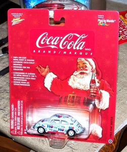 JOHNNY LIGHTNING WHITE LIGHTNING SANTA HO HO HO '65 VW BEETLE COCA-COLA HTF! - Picture 1 of 6