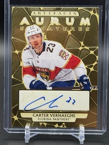 25-26 Artifacts Aurum Signatures Carter Verhaeghe 3/25 - Picture 1 of 2
