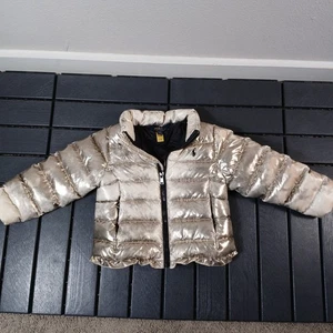 RALPH LAUREN KINDER Mädchen Steppjacke in Gold Metallic 3/3T RA - Bild 1 von 9
