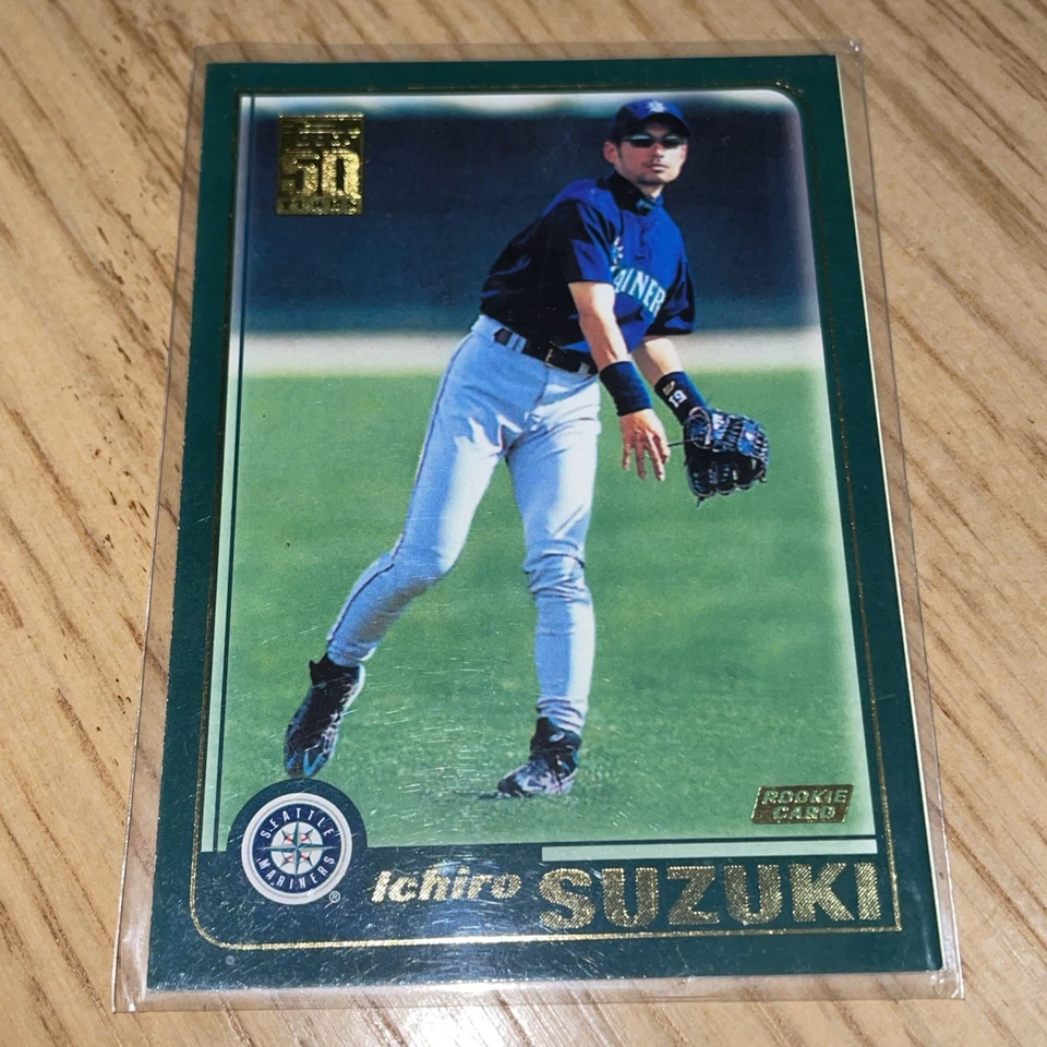 Topps Ichiro Suzuki #726 2001 novato Foto 1 de 2