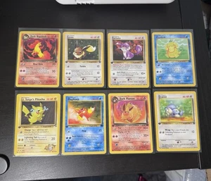 Pokemon 1st Edition Team Rocket bundle + 1st Edition Pikachu 2000 WOTC vintage - Picture 1 of 7