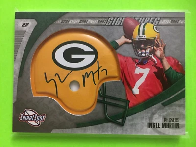 Ingle Martin 2006 UD Sweet Spot Signatures Green Bay Packers Autograph Auto - Image 1 of 2
