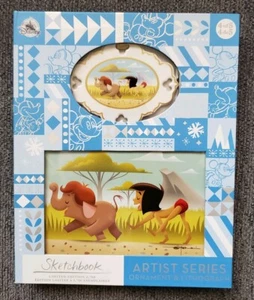 JUNGLE BOOK WALT DISNEY SKETCHBOOK ARTIST SERIES ORNAMENT & LITHOGRAPH MOWGLI - Picture 1 of 6