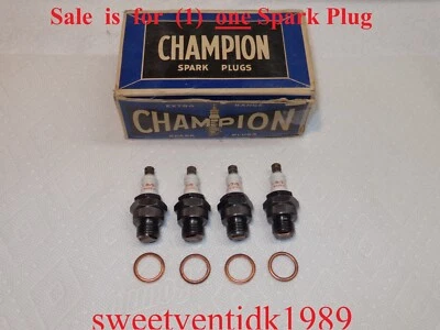( 1 ) .. NOS Champion R-7-B Spark Plug ... take apart design ... Made in USA - Image 1 of 4