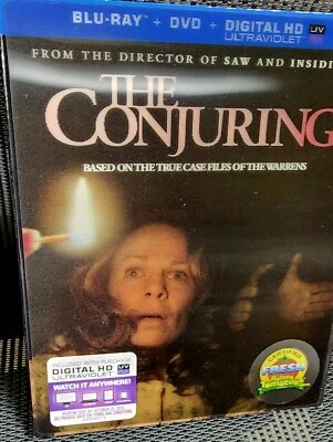 HALLOWEEN SCARY MOVIES! The CONJURING (Blu-ray) OOP LENTICULAR Hologram COVER ! - Image 1 of 4