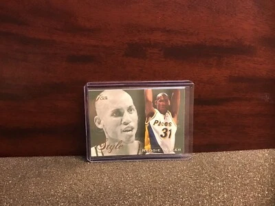 1995-96 Flair #239 Reggie Miller Style Indiana Pacers HOF - Image 1 of 2