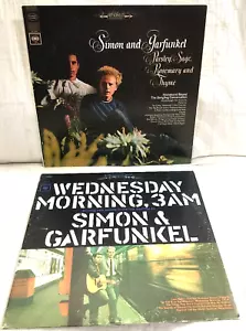 2 albums SIMON & GARFUNKEL Wednesday Morning & Parsley, Sage, Rosemary vinyl lp - Picture 1 of 5