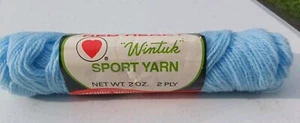 Coats & Clark Red Heart Wintuk Sport Yarn 2oz 2 Ply Baby Blue - Picture 1 of 4