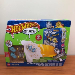 Hot Wheels Skate Tony Hawk Cereal Skate Bowl Finger Skateboard Play Set - Picture 1 of 7