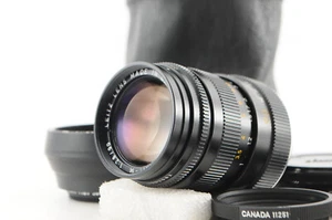 ☆271☆MINT LEICA TELE-ELMARIT M 90mm f2.8 2nd Black +Porch Hood Filter From JAPAN - Picture 1 of 18